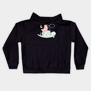 Vintage Cowboy Frog Kids Hoodie